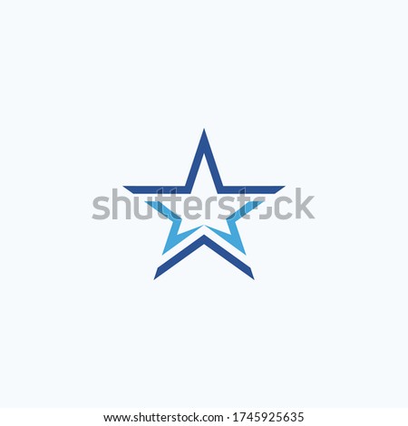 Star logo design template vector