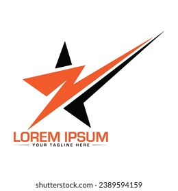 Diseño de logotipo Star Diseño de logotipo único y moderno