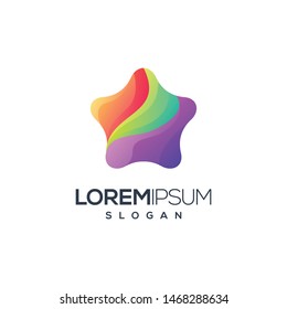 star logo design vector illustration