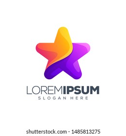 star logo design vector illustration