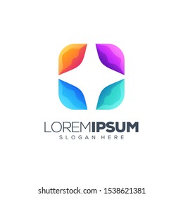 star logo design vector illustration