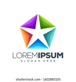star logo design vector illustration logo