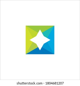 signo vectorial de diseño de logotipo estrella
