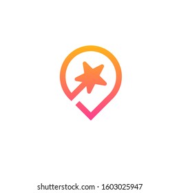 star logo design vector template sign icon