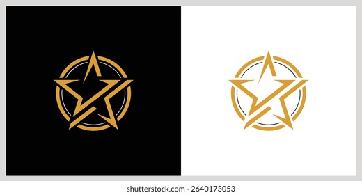 Star logo design vector template