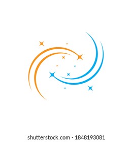 Star logo designs template, Fast star logo Vector