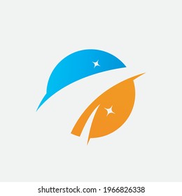 Plantilla de diseño de logotipo de estrella, logotipo de estrella rápida Diseño de ilustración de vector