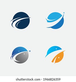 Vorlage für Sterne-Logo-Designs, Fast-Star-Logo, Vektorgrafik-Design