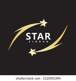 Vorlage für Sterne-Logo-Designs, Fast-Star-Logo, Vektorgrafik-Design