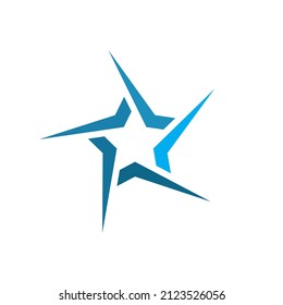 Star logo designs template, Fast star logo Vector illustration design