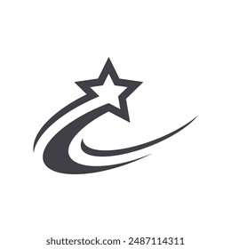 Star logo designs template, Fast star logo Vector