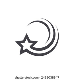 Plantilla de los diseños del logotipo de la estrella, Vector rápido del logotipo de la estrella