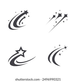 Star logo designs template, Fast star logo Vector