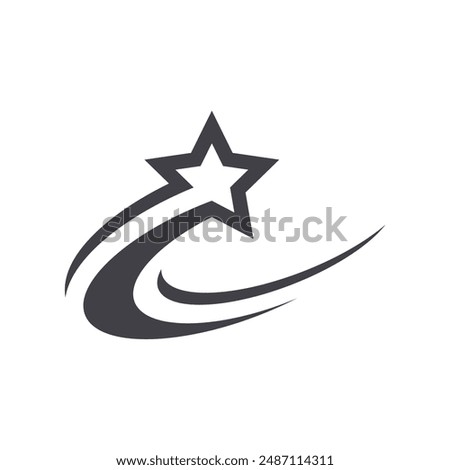 Star logo designs template, Fast star logo Vector