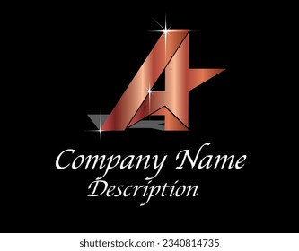 
A Star Logo , Elegance , Stylish, Premium, Cute, Best Choice,  Company 
