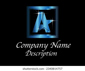 
A Star Logo , Elegance , Stylish, Premium, Cute, Best Choice,  Company 
