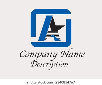 
Ein Star-Logo, Eleganz, stilvoll, Premium, Cute, Beste Wahl, Unternehmen 
