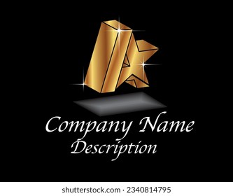 
A Star Logo , Elegance , Stylish, Premium, Cute, Best Choice,  Company 
