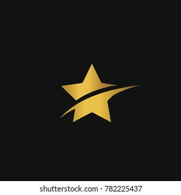 Star logo element vector emblem modern design illustration logotype