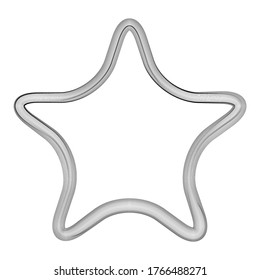 logotipo estrella con líneas de flujo.icono inusual Diseño .frame con bandas vectoriales. 