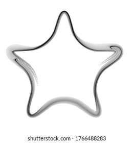 star Logo with flow lines.unusual icon Design .frame with Vector stripes . 