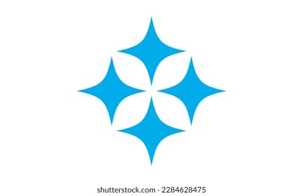 Grafikdesign-Vorlage mit Sternzeichen, Vektorbild