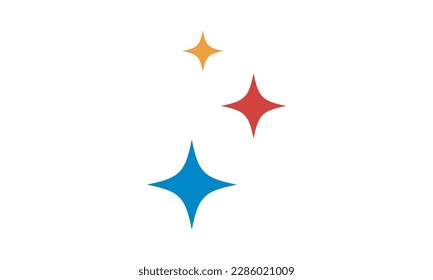 Star logo graphic design template vector image