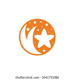 Star Logo With Human Icon Logo Design Template.