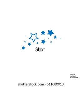 Star logo. Star icon