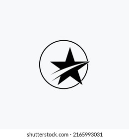 Star-Logo-Symbol für das Circle Concept-Design