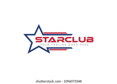 star logo and icon design template