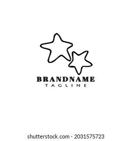 star logo icon design template modern vector