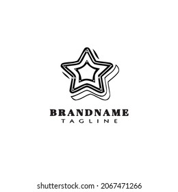 star logo icon design template modern vector cute