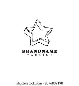 star logo icon design template modern vector illustration