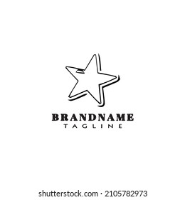 star logo icon design template modern vector illustration