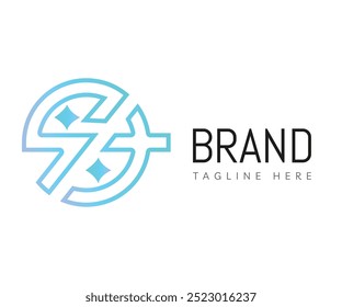 Elementos de Plantilla de diseño de icono de logotipo de estrella. Utilizable para la marca y los logotipos de negocios.
