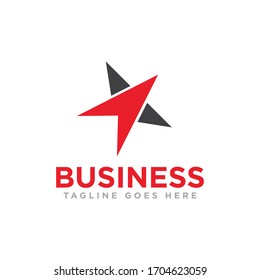 Vector de diseño de icono de logotipo de estrella