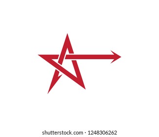 Star logo icon illustration