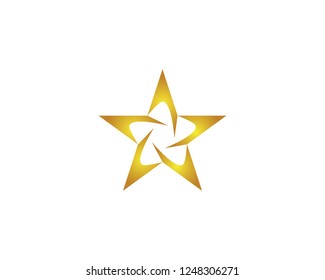 Star logo icon illustration