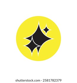 star logo icon illustration flat