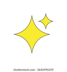 star logo icon illustration flat