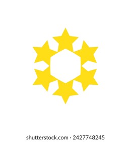 Star Logo icon illustration vector flat design