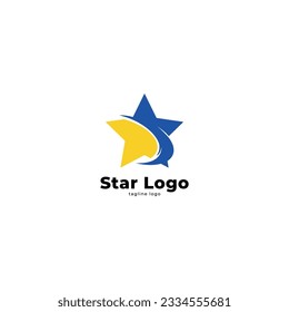 Star Logo Icon Stock Vector Template.