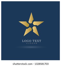 Star Logo. Icon & Symbol Vector Template.