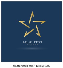Star Logo. Icon & Symbol Vector Template.