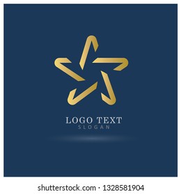 Star Logo. Icon & Symbol Vector Template.
