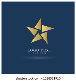 Star Logo. Icon & Symbol Vector Template.