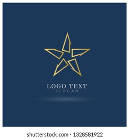 Star Logo. Icon & Symbol Vector Template.