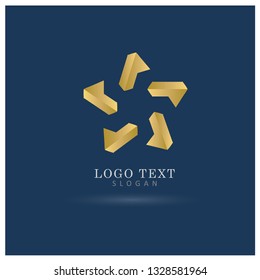 Star Logo. Icon & Symbol Vector Template.