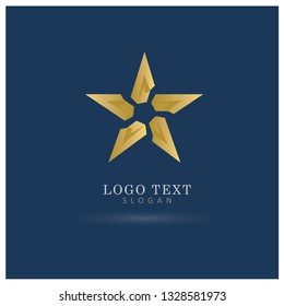 Star Logo. Icon & Symbol Vector Template.